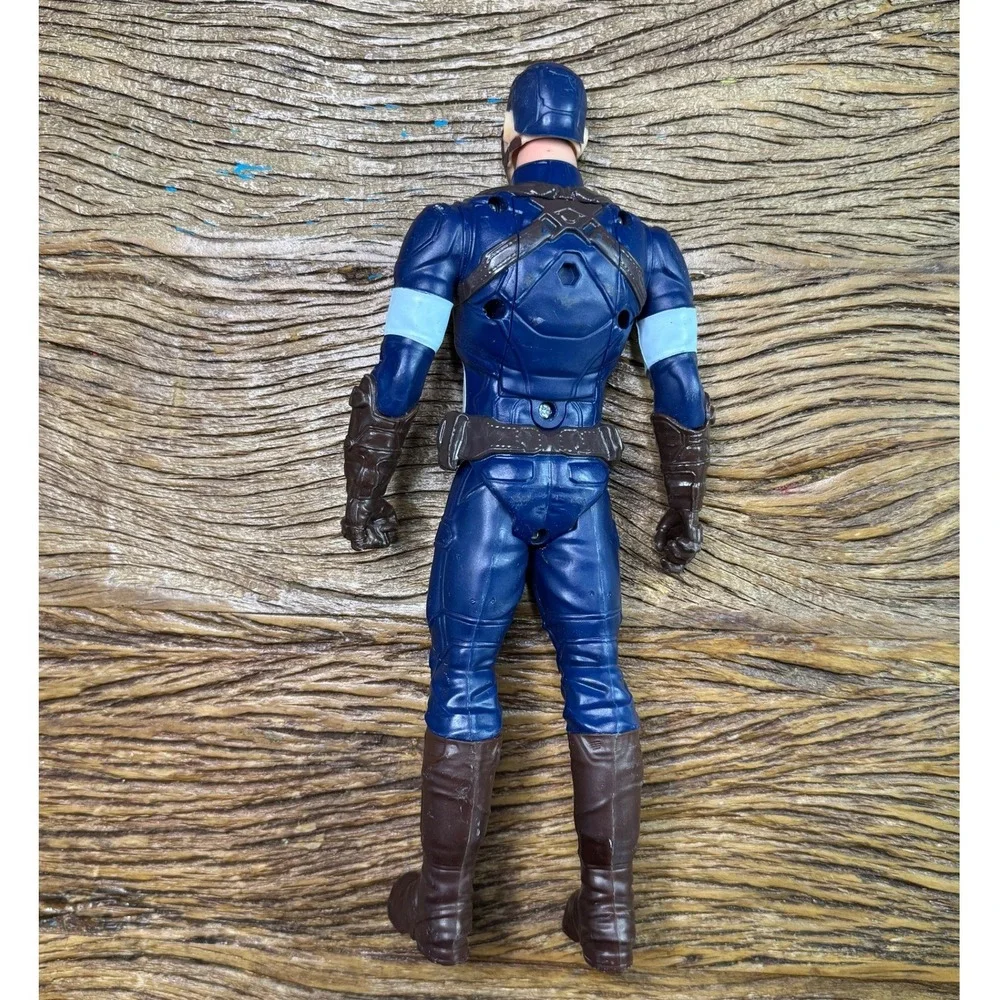 Marvel Captain America 12 In Action Figure Avengers Titan Hero Series Blue Suit